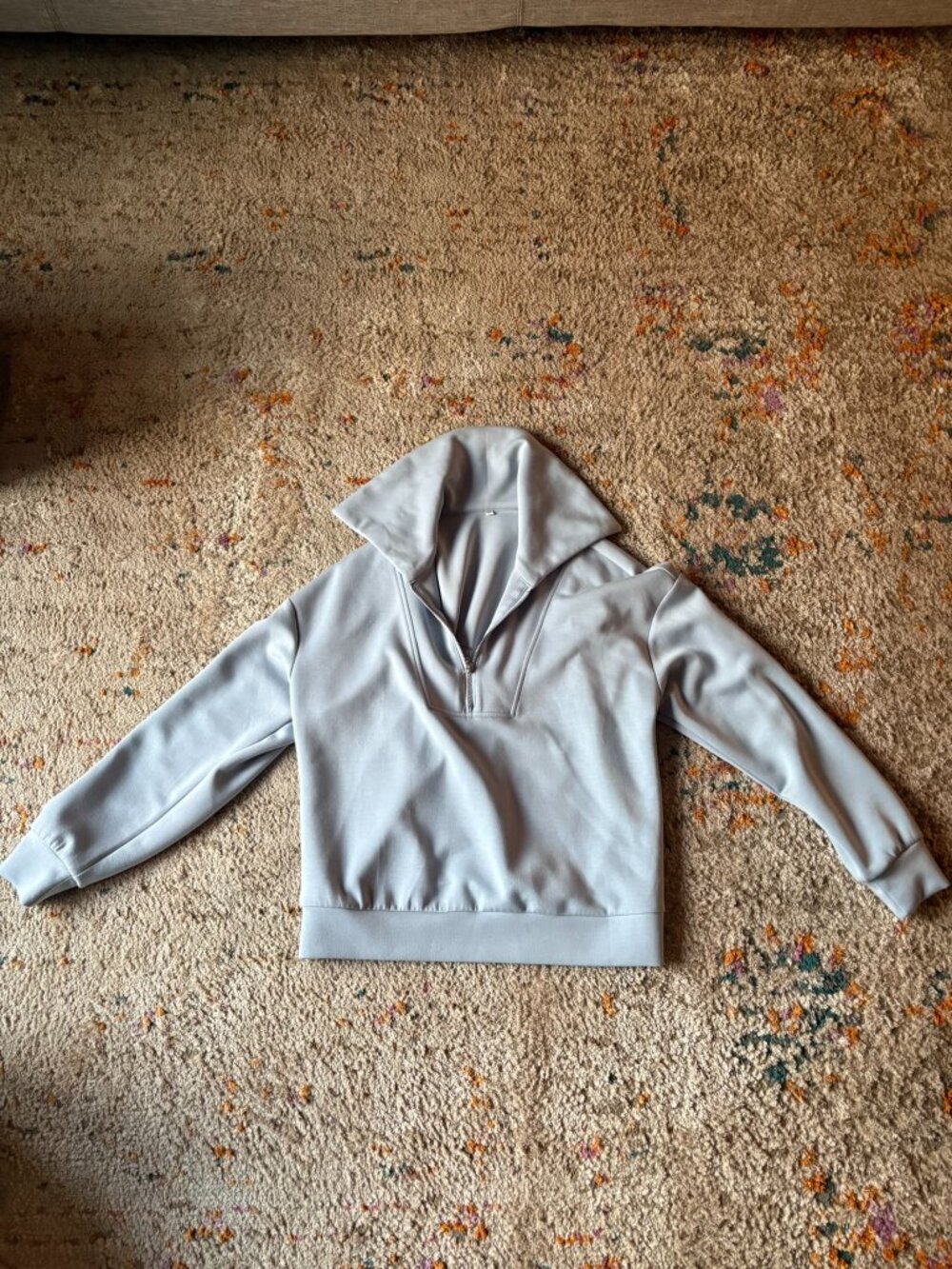 Cozy 2-Piece Butter Soft Lounge Set - Quarter-Zip Sweatshirt & Joggers